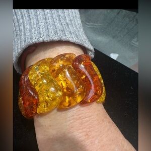 Amber Resin Bracelet